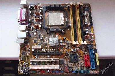 Лот: 913102. Фото: 1. Материнская плата ASUS M2NPV-VM. Материнские платы