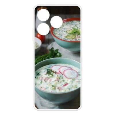 Лот: 25540267. Фото: 1. Чехол Krutoff Clear Case "Окрошка... Чехлы, бамперы