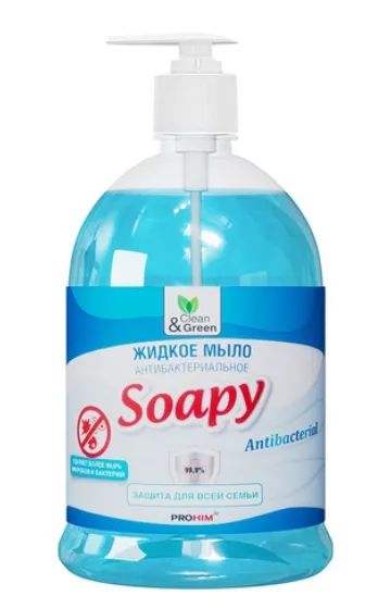 Лот: 24322840. Фото: 1. Мыло жидкое Clean&Green Soapy... Бытовая химия
