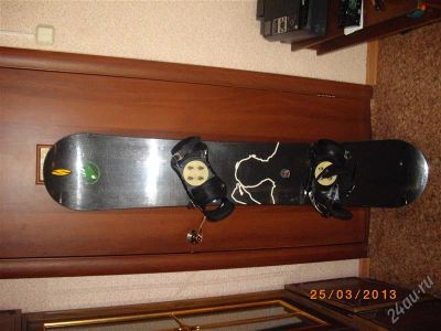 Лот: 2654701. Фото: 1. Доска+крепы+боты 45р+очки. Сноуборды
