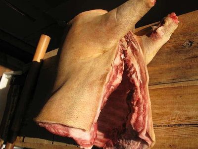 Лот: 3598924. Фото: 1. мясо свинина ДеРеВеНсКаЯ передок... Мясо, птица, яйцо