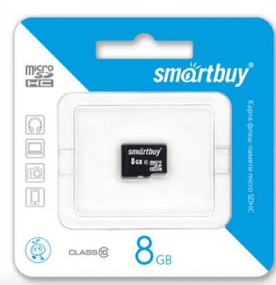 Лот: 16373722. Фото: 1. Под заказ 1-4 дня 8GB microSDHC... Карты памяти