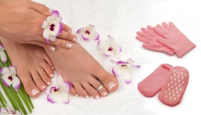 Лот: 5222489. Фото: 1. Увлажняющие SPA перчатки и носочки... Сувенирные мелочи