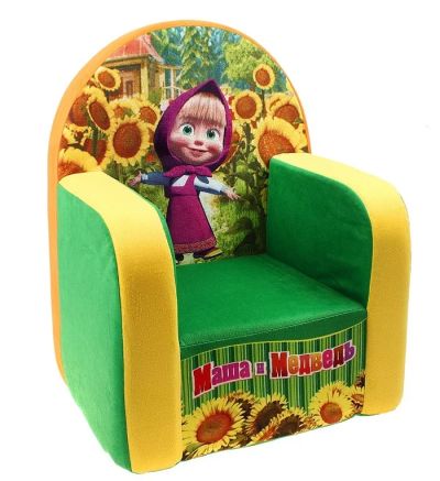 Лот: 6897366. Фото: 1. Мягкая игрушка "Кресло Маша и... Детские диваны