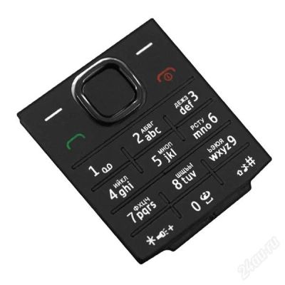 Лот: 2362776. Фото: 1. Клавиатура Nokia x2-00 черная... Корпуса, клавиатуры, кнопки