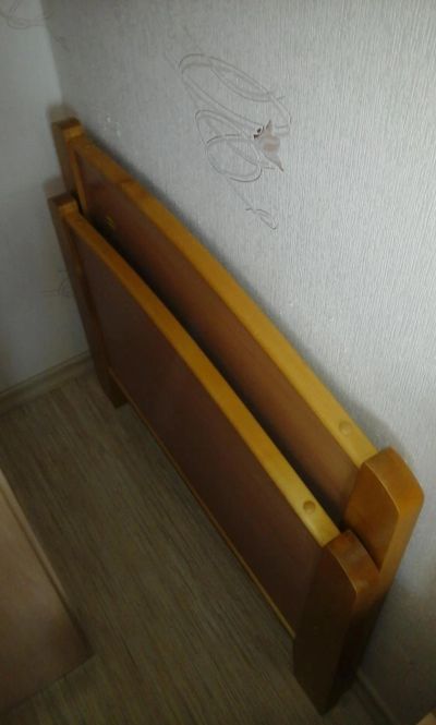 Лот: 7162823. Фото: 1. Кровать односпальная 80 + матрас... Кровати