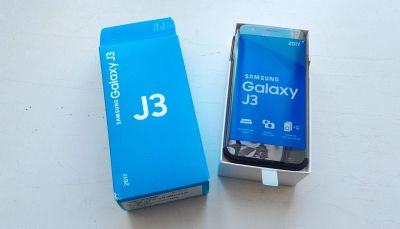 Лот: 25719323. Фото: 1. Samsung Galaxy J3 (2017), черный. Смартфоны