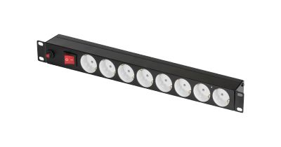Лот: 15856262. Фото: 1. Блок розеток 19" TLK-RS08MF1-BK. Другое (сетевые устройства)