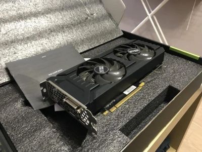 Лот: 15219069. Фото: 1. palit geforce gtx 1060 3gb dual. Видеокарты