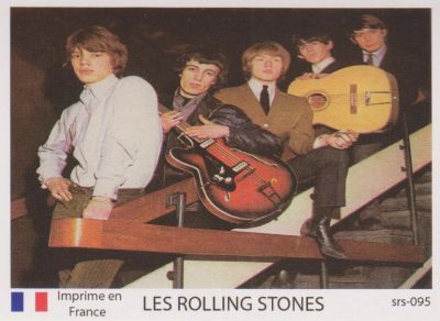 Лот: 10614946. Фото: 1. Rolling Stones коллекционная карточка... Наклейки, фантики, вкладыши