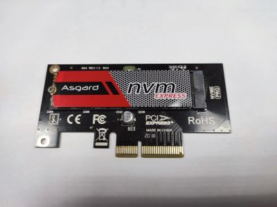 Лот: 18851471. Фото: 1. Адаптер для SSD M.2 PCI-E x4... Шлейфы, кабели, переходники