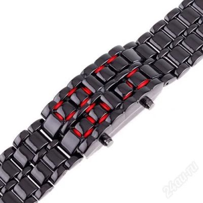 Лот: 859531. Фото: 1. lava-LED (светодиодные) часы Железный... Другие наручные часы