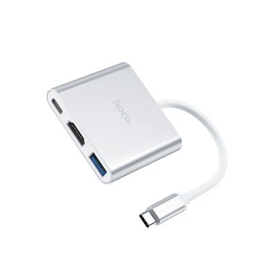 Лот: 24962457. Фото: 1. USB хаб (Type-C хаб) Hoco HB14... USB хабы