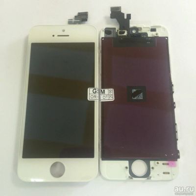 Лот: 7931920. Фото: 1. Дисплей iPhone 5 в сборе Черный... Дисплеи, дисплейные модули, тачскрины