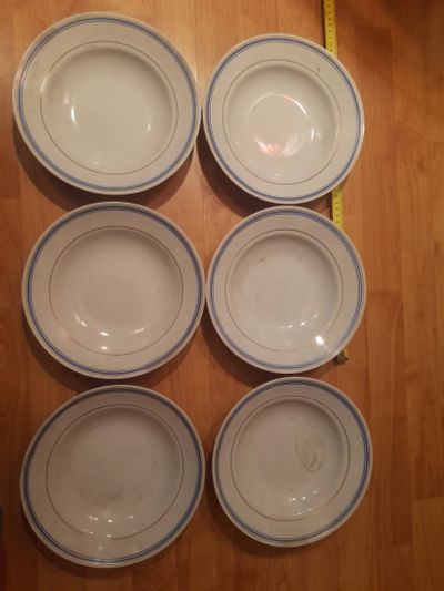 Лот: 25883929. Фото: 1. Тарелка суповая 5 штук. Тарелки, блюда, салатники