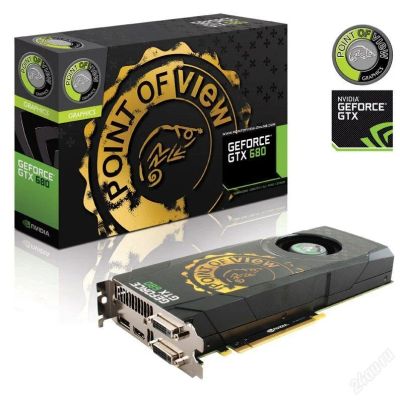 Лот: 3656139. Фото: 1. Видеокарта Point of View GTX 680... Видеокарты
