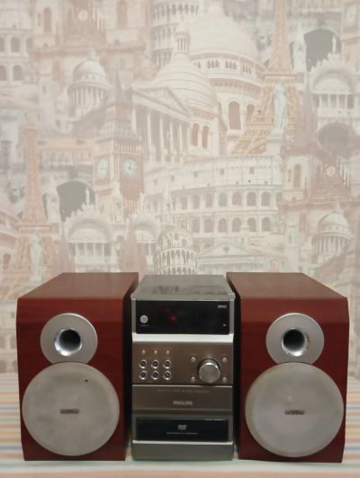 Лот: 25407866. Фото: 1. Муз центр Philips, Tuner FM, AUX. Музыкальные центры, магнитолы