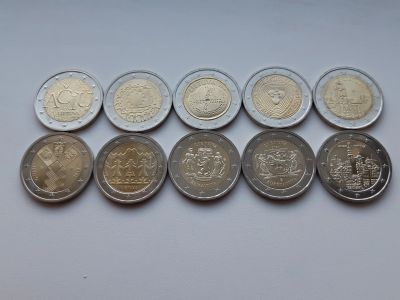Лот: 14995892. Фото: 1. Литва 2 евро полный набор из 10... Европа