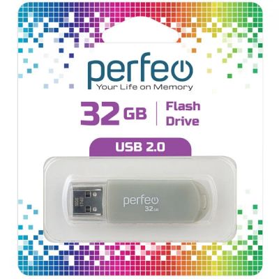 Лот: 24948922. Фото: 1. Флеш-накопитель USB2.0 32Gb Perfeo... USB-флеш карты
