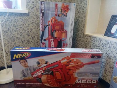 Лот: 9698845. Фото: 1. Nerf MEGA Mastodon. Военная тема