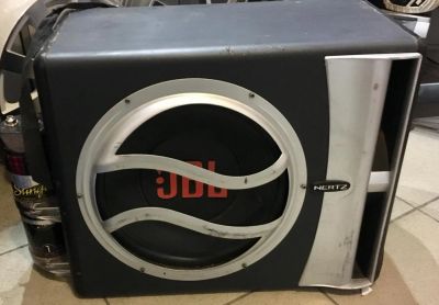 Лот: 9118690. Фото: 1. Сабвуфер JBL и усилитель Panasonic... Усилители