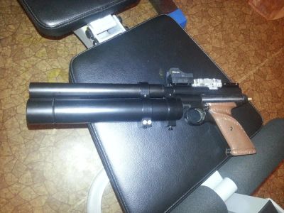 Лот: 4262087. Фото: 1. Пистолет PCP Crosman 1377 Крюгер... Пневматическое оружие