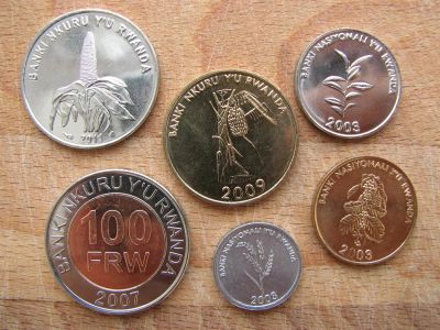 Лот: 3672707. Фото: 1. Руанда. Набор монет 6 штук 2003-2011... Африка