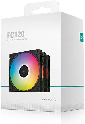 Лот: 22850556. Фото: 1. Набор вентиляторов DeepCool FC120... Системы охлаждения