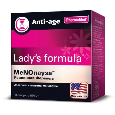Лот: 25254487. Фото: 1. Lady's Formula Менопауза Усиленная... Лекарства