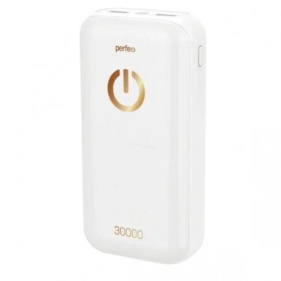 Лот: 18299340. Фото: 1. Внешний аккумулятор 30000mAh Perfeo... Внешние, портативные аккумуляторы для смартфонов (Power bank)