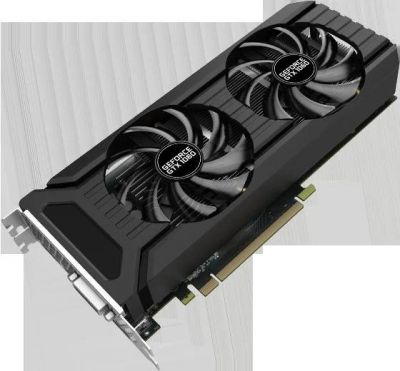 Лот: 11020141. Фото: 1. Palit GTX 1060 Dual Fan 6gb. Видеокарты