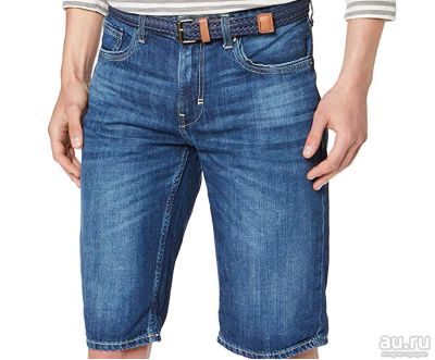Лот: 15531072. Фото: 1. Шорты мужские от Esprit с ремнем... Брюки, джинсы, шорты
