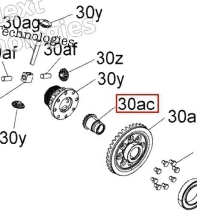Лот: 25792779. Фото: 1. 715900546 Шестерня 14T BRP Can-Am. Запчасти