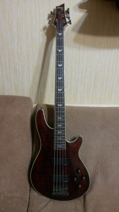 Лот: 16991865. Фото: 1. Бас-гитара schecter omen extreme-5... Гитары