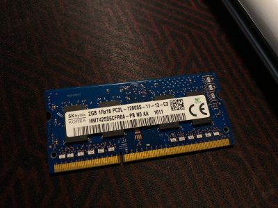Лот: 16797626. Фото: 1. Hunix 2GB PC3L -12800S-11-13-C3. Оперативная память
