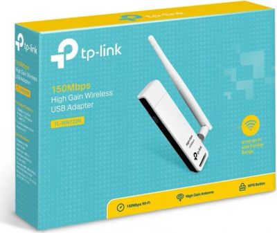 Лот: 20100403. Фото: 1. новый TP-Link TL-WN722N сетевой... WiFi, Bluetooth адаптеры