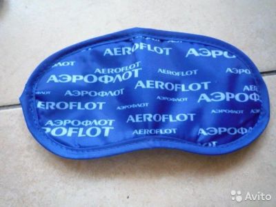 Лот: 9198731. Фото: 1. Маска для сна Aeroflot 2. Очки солнцезащитные