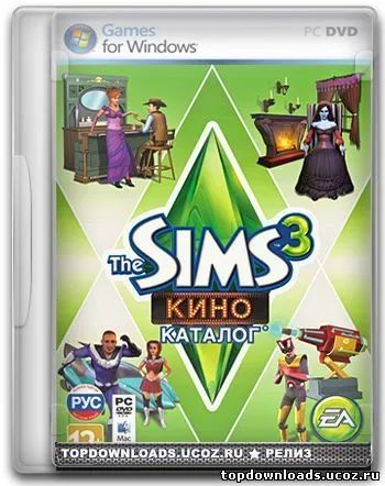 Лот: 22148701. Фото: 1. Sims 3: Кино Каталог =DVD-BOX=. Игры для ПК