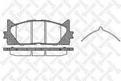 Лот: 25853938. Фото: 1. Колодки дисковые п. Toyota Camry... Двигатель и элементы двигателя