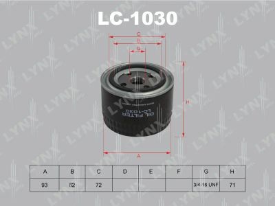 Лот: 13356890. Фото: 1. Lynx LC-1030 Масляный фильтр. Расходные материалы