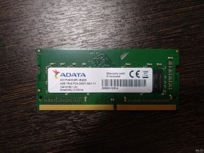 Лот: 13537065. Фото: 1. Sodimm ddr4 4gb. Оперативная память