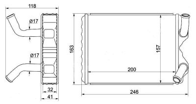 Лот: 3880109. Фото: 1. Радиатор печки toyota markii/chaser... Двигатель и элементы двигателя
