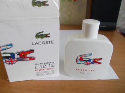 Лот: 7955305. Фото: 1. L.12.12 Energized от Lacoste 100мл... Мужская парфюмерия