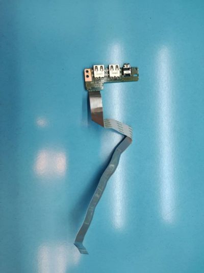 Лот: 18451459. Фото: 1. Б/У плата с разъемами USB, Audio... Платы расширения, контроллеры, доп. порты