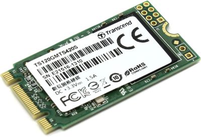 Лот: 19134187. Фото: 1. 120 ГБ SSD M.2 накопитель Transcend... SSD-накопители