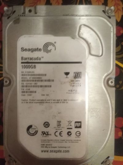 Лот: 16970951. Фото: 1. Неисправный жёсткий диск 1 тб. Жёсткие диски (HDD)