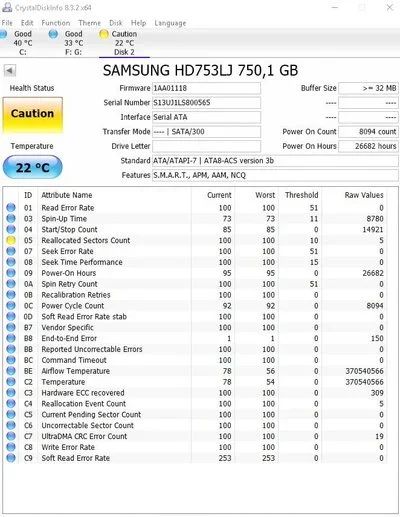 Лот: 15654829. Фото: 1. HDD Samsung HD753LJ. Жёсткие диски (HDD)