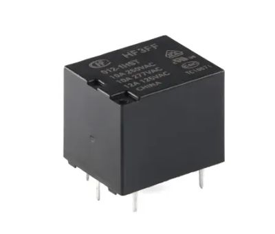 Лот: 21077591. Фото: 1. Реле HF3FF JQC-3FF-012-1HST. Реле, тумблеры, переключатели