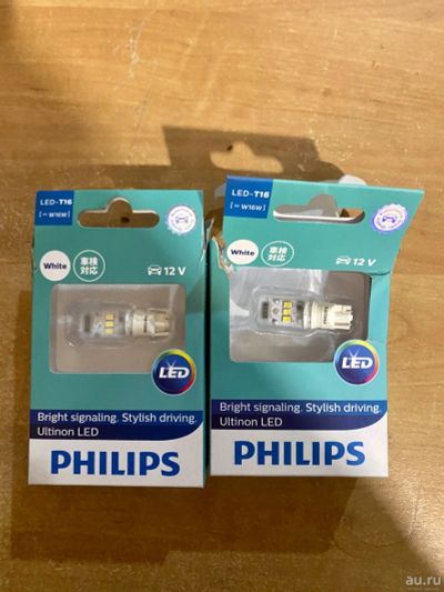 Лот: 17295954. Фото: 1. Philips w16w Led T16 6000k. Оптика и освещение