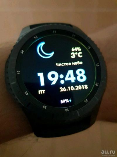Лот: 12721292. Фото: 1. Samsung galaxy gear s3 frontier... Смарт-часы, фитнес-браслеты, аксессуары